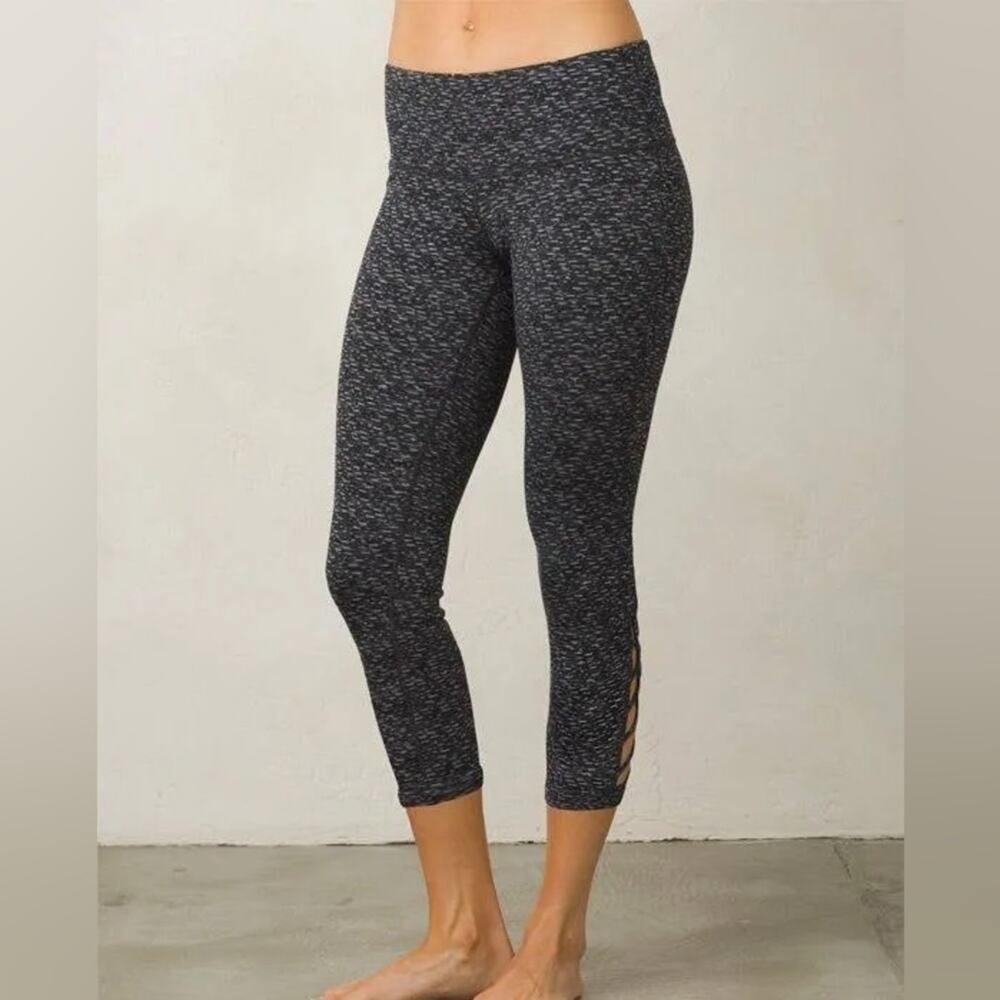 Prana Naturale Cropped Space Dye Capri LeggingsSIze XS